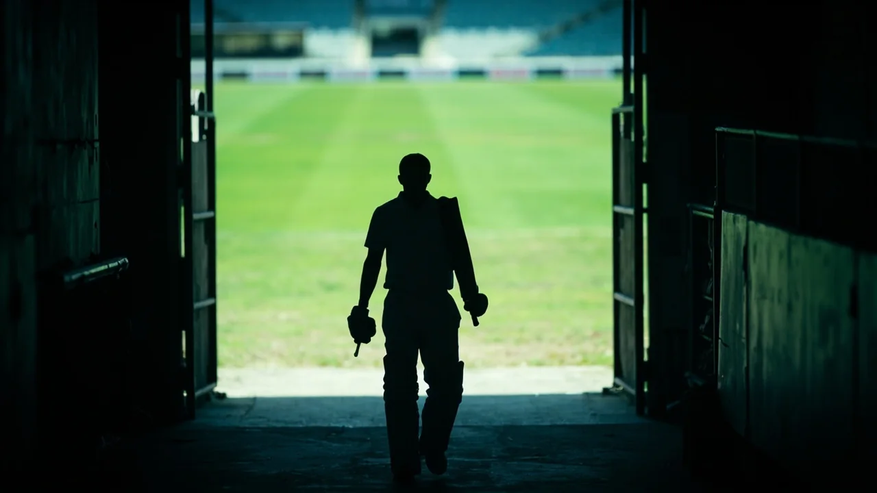 Tunnel toward field light used as the login page editorial cover